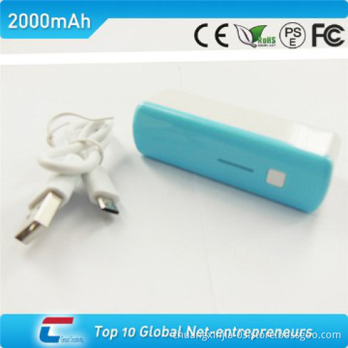 portable mobile charger with indicated lights and rohs certification